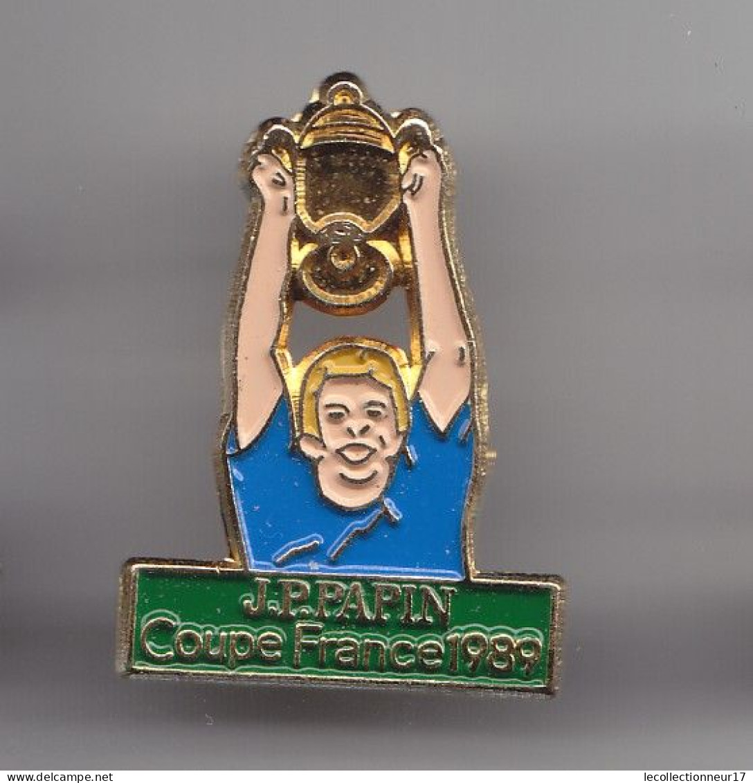 Pin's JP Papin Coupe France  1989 Réf 3185 - Football