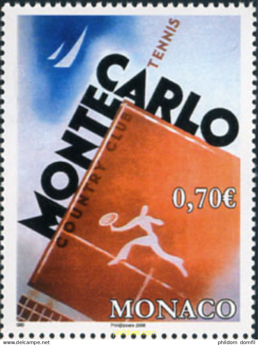 612299 MNH MONACO 2008 CARTELES DEL CLUB MONTECARLO - Unused Stamps
