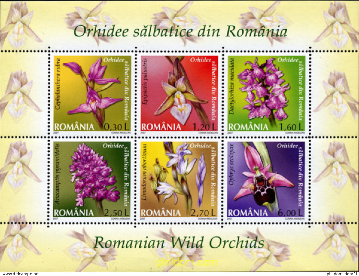 280293 MNH RUMANIA 2007 ORQUIDEAS - Other & Unclassified