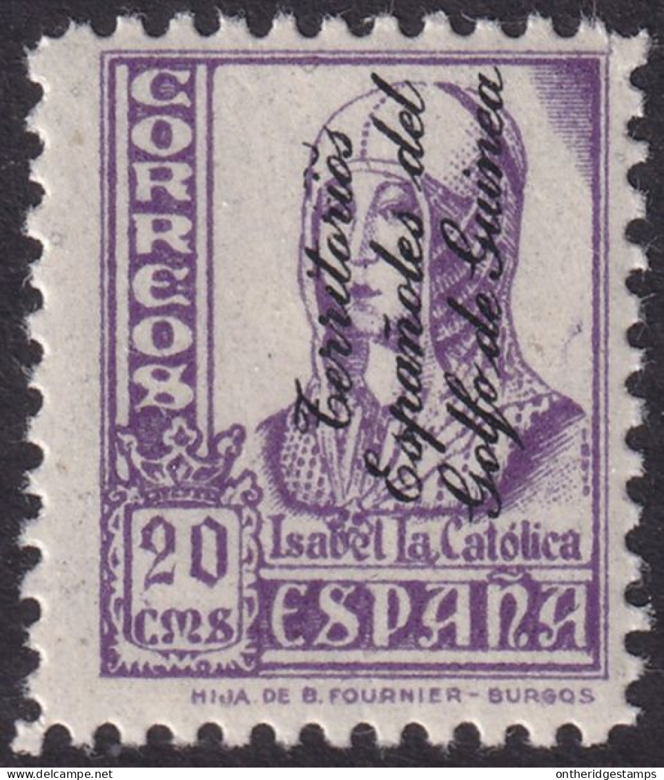 Spanish Guinea 1938 Sc 280 Ed 258hz MNH** Overprint Variety - Spanish Guinea