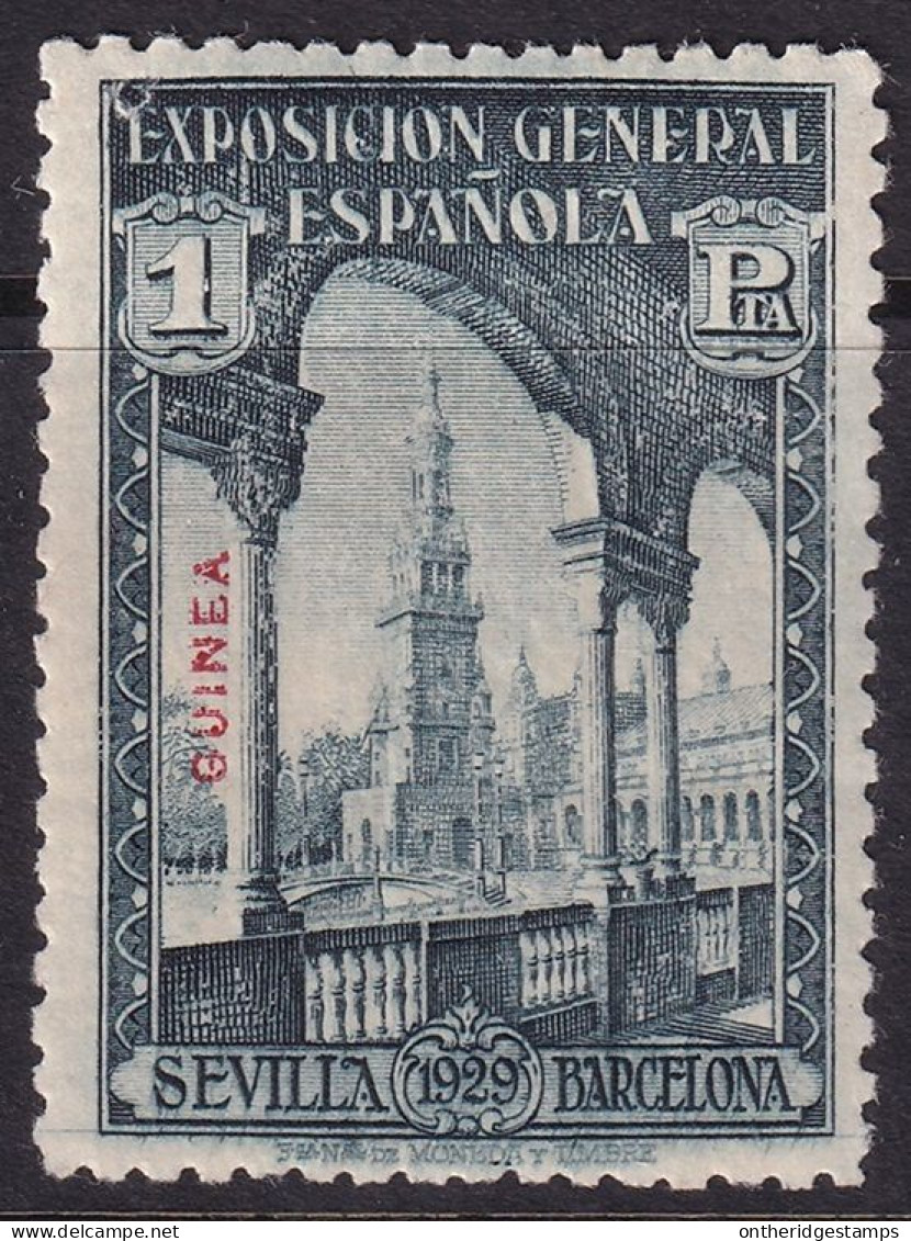 Spanish Guinea 1929 Sc 217 Ed 199 MNH** Vertical Creases - Guinea Espagnole