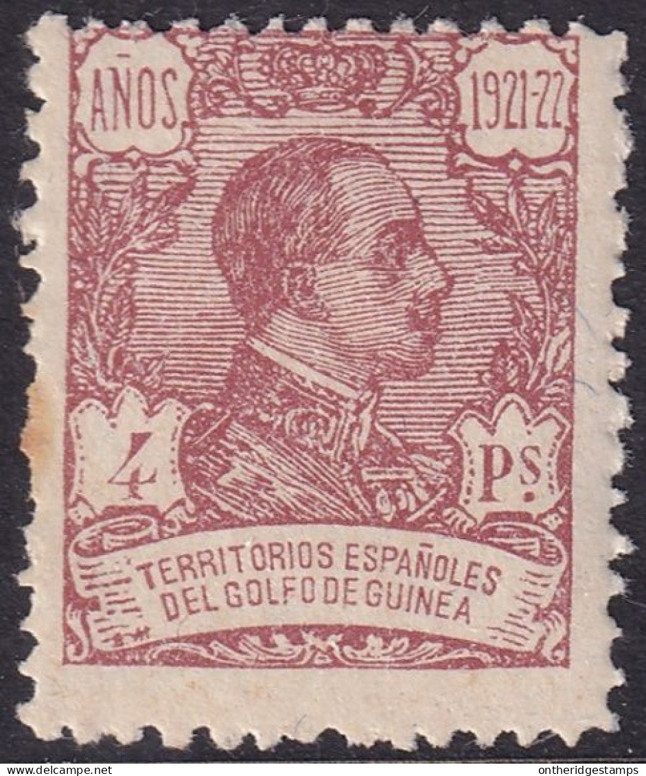 Spanish Guinea 1922 Sc 195 Ed 165 MNH** Left Edge Toning Spot - Spanish Guinea
