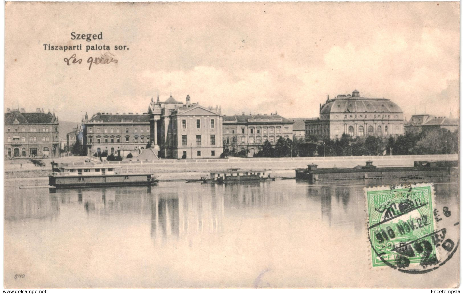 CPA Carte Postale Hongrie Szeged Tiszaparti Palota Sor. 1922  VM80833ok - Hongrie