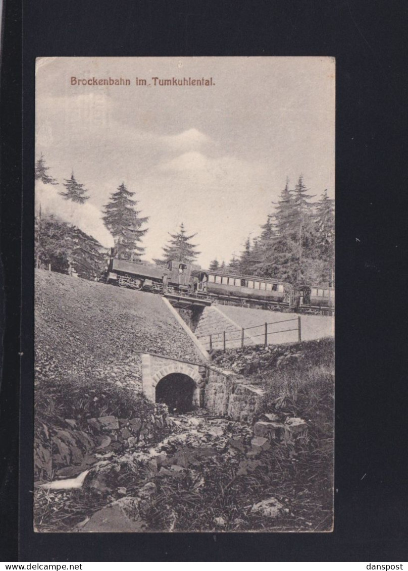 Dt. Reich AK Brockenbahn Im Tumkuhlental - Other & Unclassified
