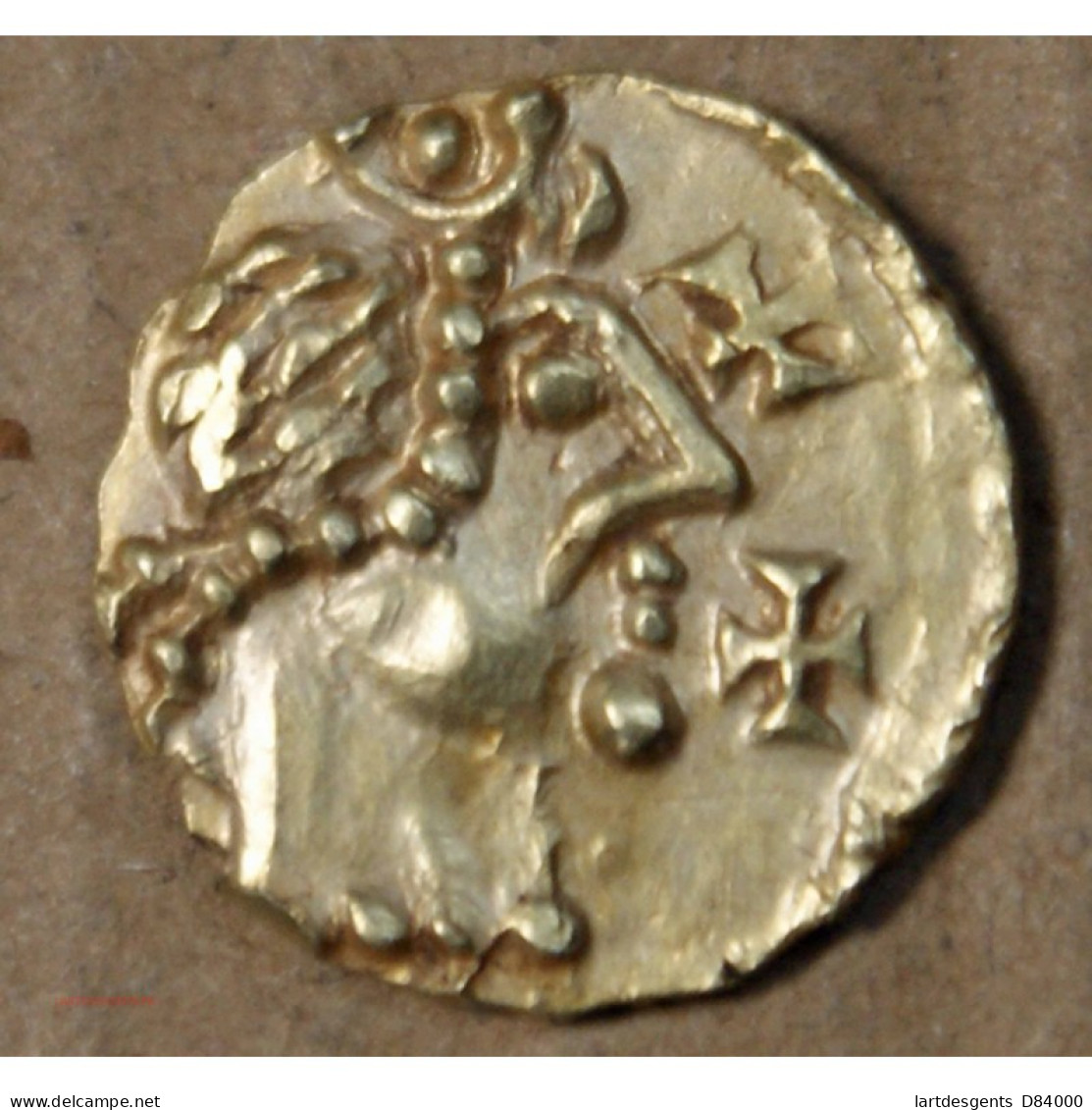Tremissis Sigebert III, 634-656. Aquitaine. Banassac (Lozère). Tremissis, Lartdesgents.fr - 470-751 Monedas Merovingios