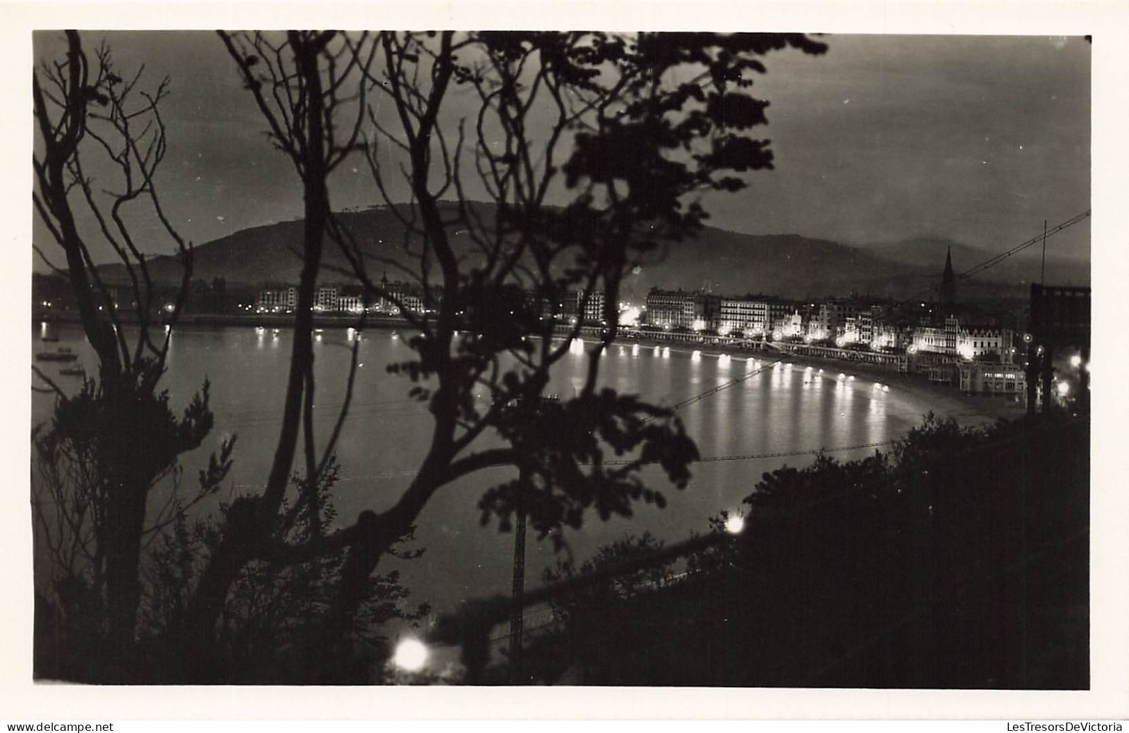 ESPAGNE - San Sebastian - Plage - Vue De Nuit - Carte Postale - Guipúzcoa (San Sebastián)