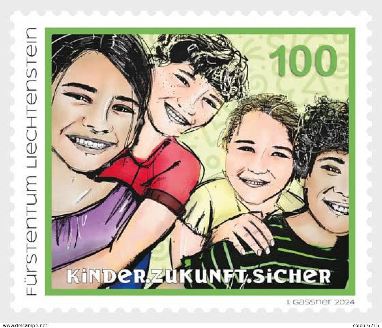 Liechtenstein 2024 Children, Future, Secure Stamp 1v MNH - Nuevos