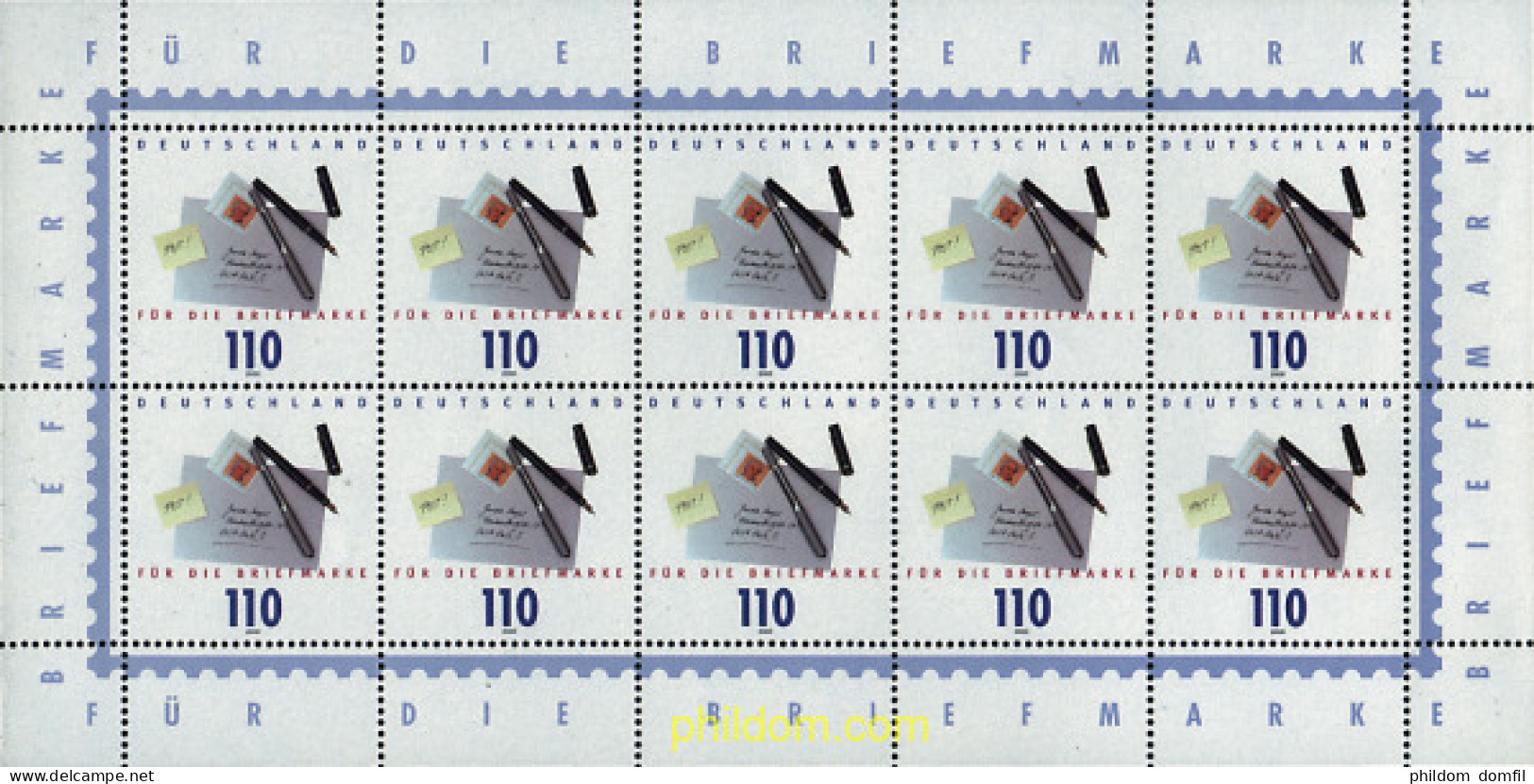 146778 MNH ALEMANIA FEDERAL 2000 DIA DEL SELLO - Unused Stamps