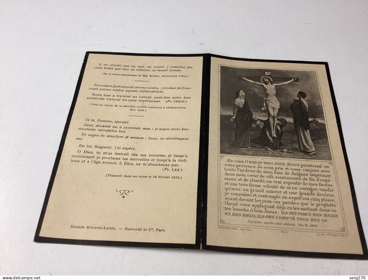 Image, Pieuse, Image Religieuse, 1900 Avis De Décès, Sa Grandeur, Monseigneur Félix évêque De Fréjus Et Toulon - Devotion Images