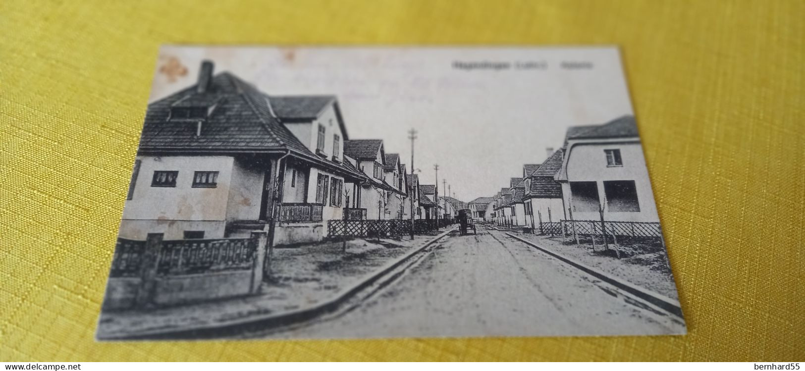 Hagendingen - Hagondange  S/w  Postalisch Gelaufen 1918 Kolonie - Hagondange