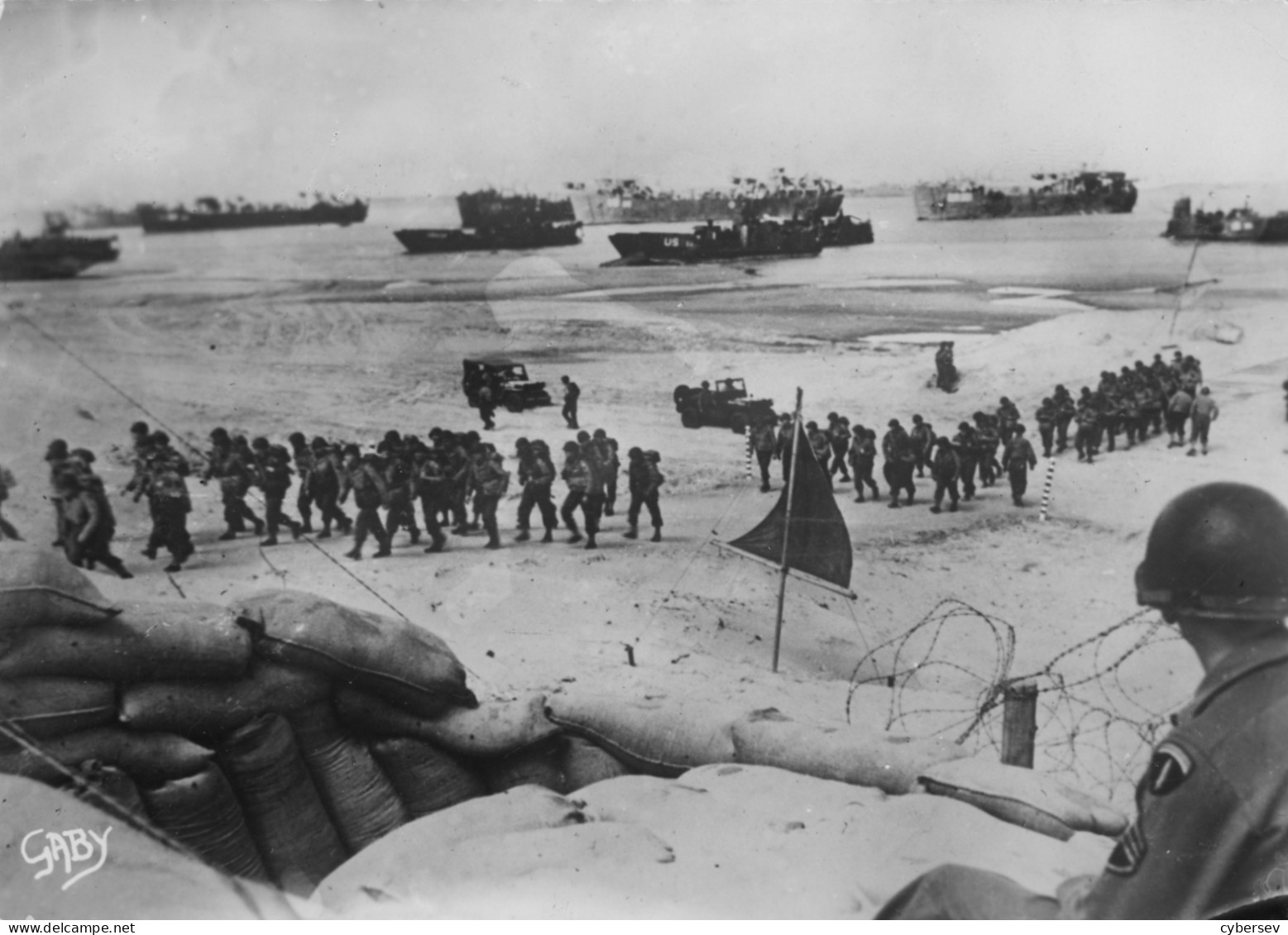 Débarquement En Normandie - Formidable Déploiement De Forces Navales - CPSM Grand Format - Guerre 1939-45