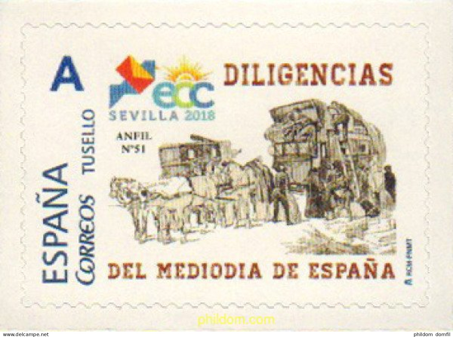 593435 MNH ESPAÑA Privados 2018 EXPOSICION FILATELICA NACIONAL - EXFILNA 2018 SEVILLA - Neufs