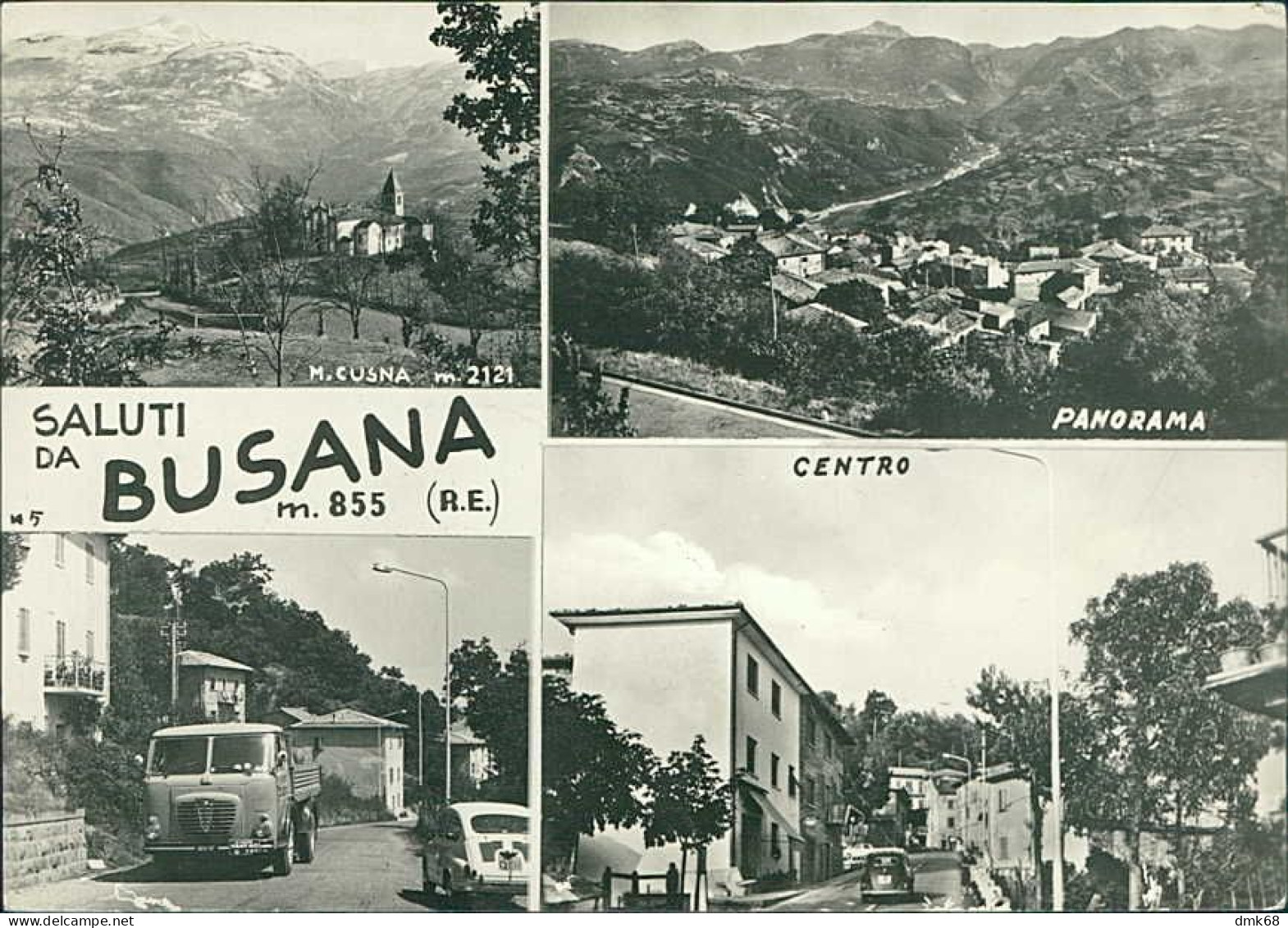 BUSANA ( REGGIO EMILIA ) SALUTI / VEDUTINE - EDIZIONE FL - SPEDITA - 1960s (20630) - Reggio Nell'Emilia