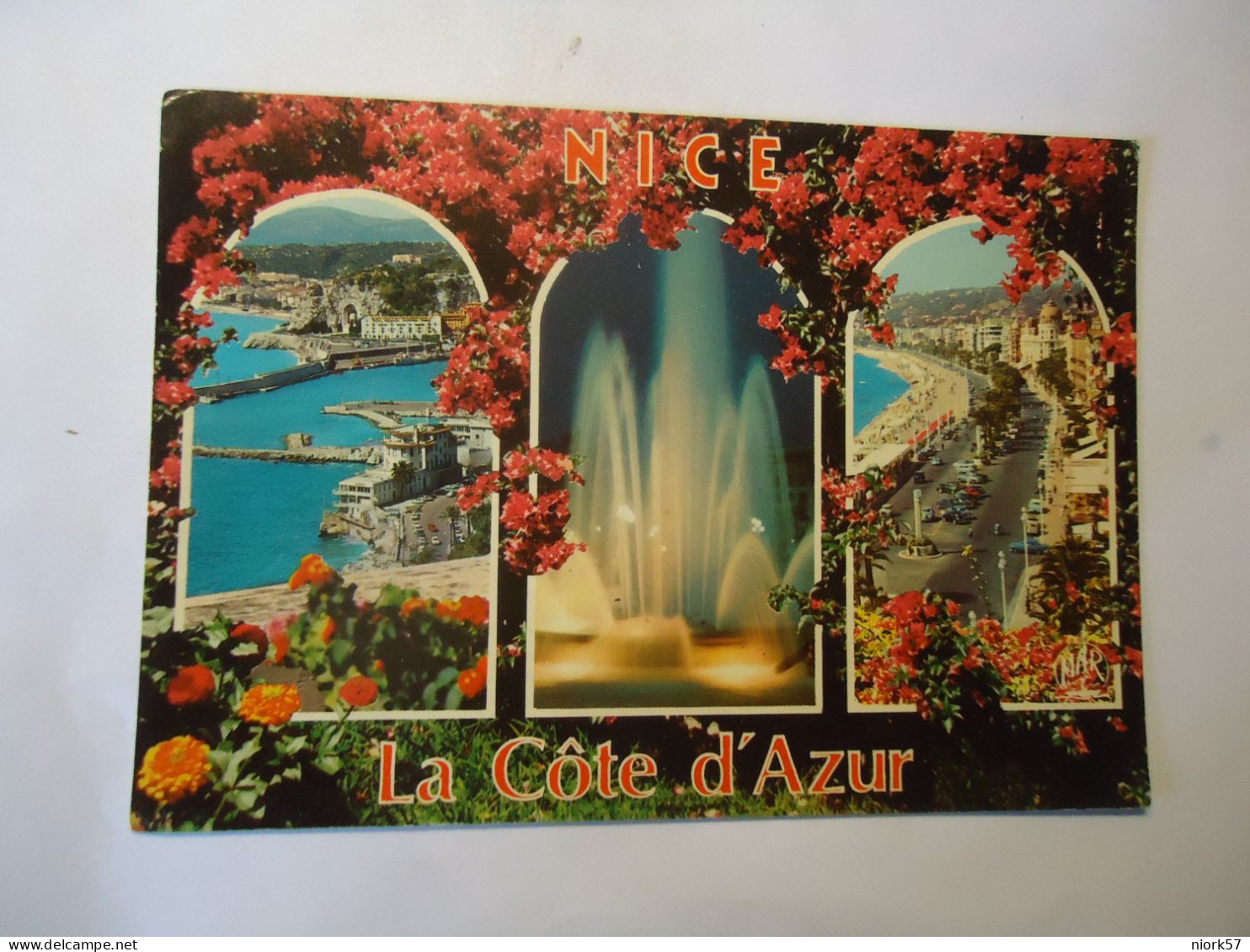 FRANCE    POSTCARDS  NICE SOUVENIR - Andere & Zonder Classificatie