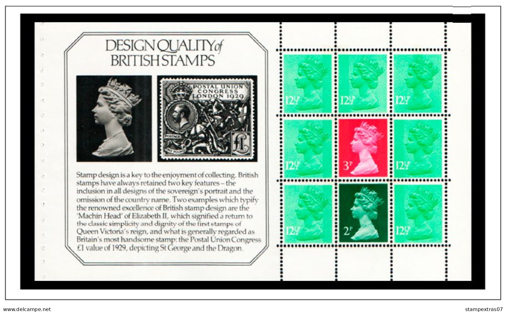 COLOR PRINTED GREAT BRITAIN MACHIN PRESTIGE PANES 1969-2023 STAMP ALBUM PAGES (121 illustrated pages) >> FEUILLES ALBUM