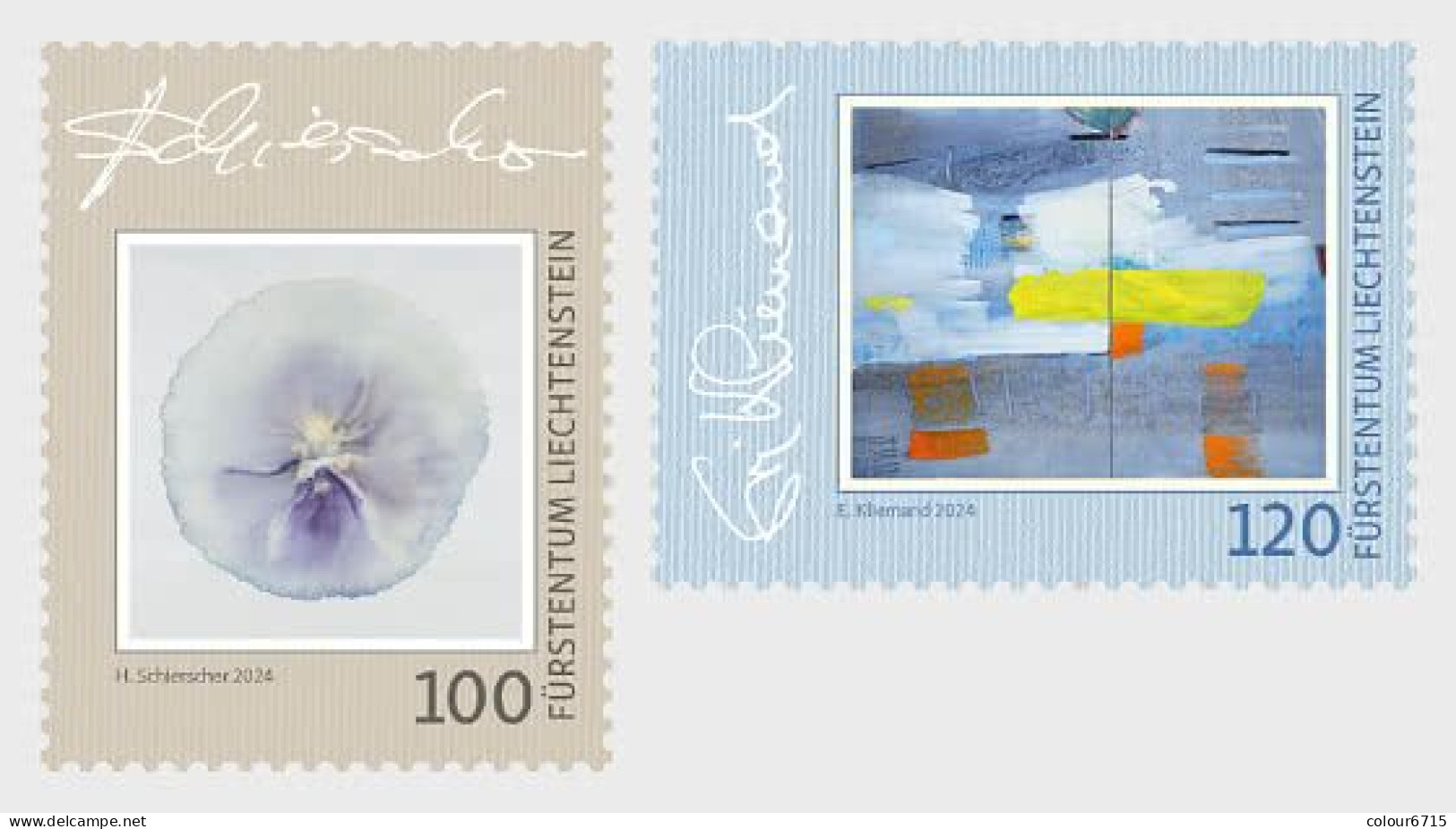 Liechtenstein 2024 Fine Arts From Liechtenstein Stamps 2v MNH - Ungebraucht