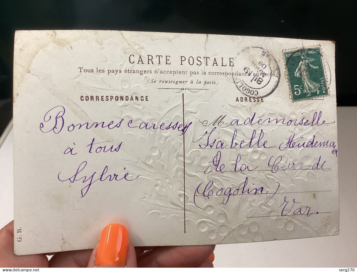 Carte Postale, 1918, Il Vous Portera Bonheur Houx - Altri & Non Classificati