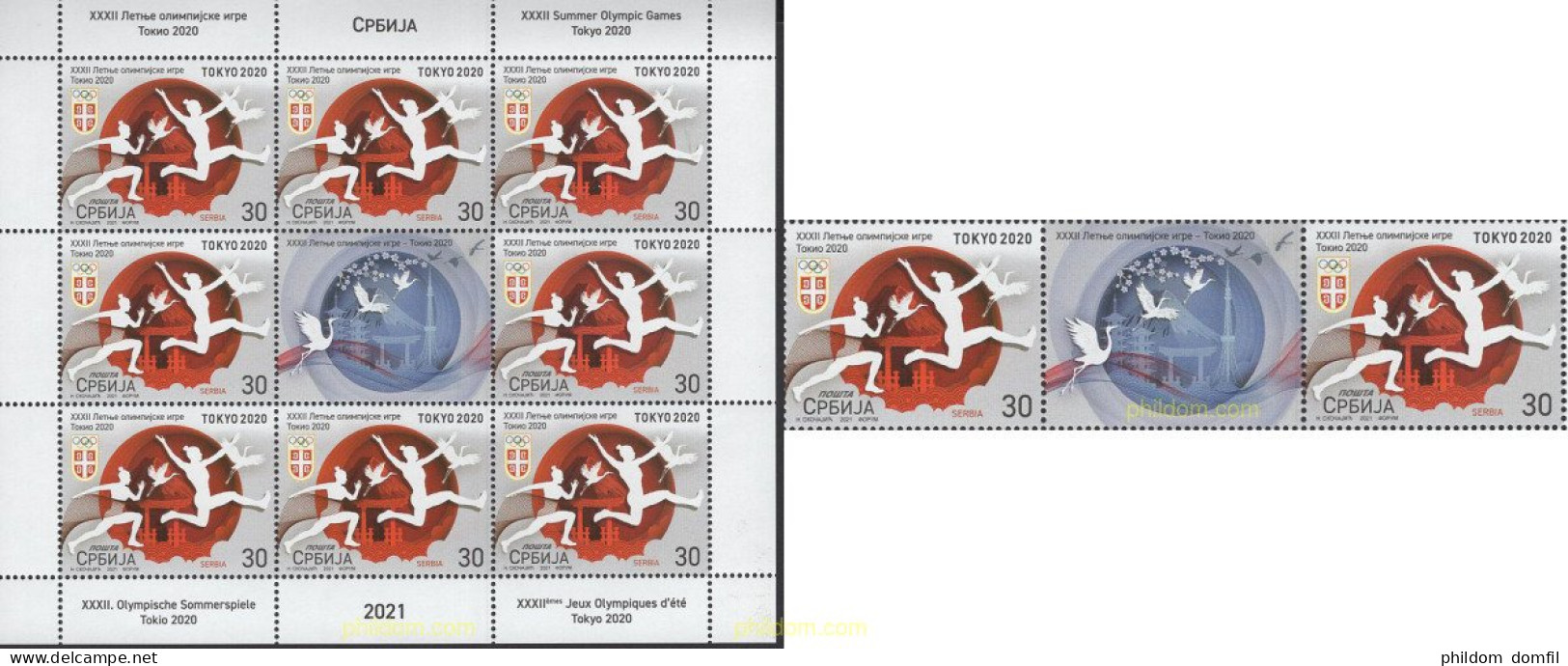 722171 MNH SERBIA 2021 32 JUEGOS OLIMPICOS DE VERANO - TOKYO 2020 (2021) - Servië