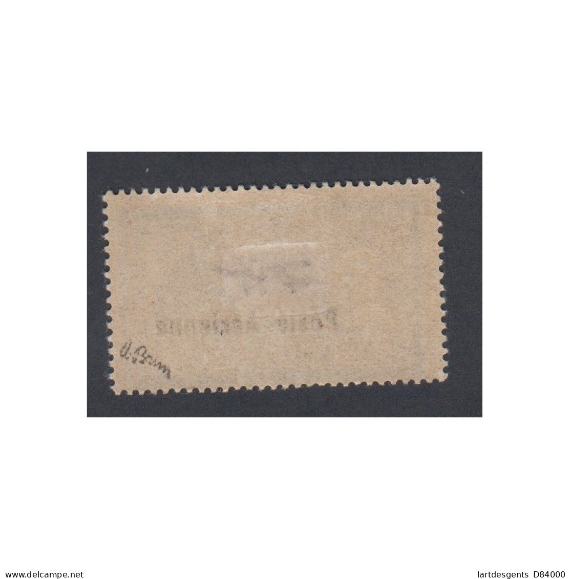 Timbre Poste Aérienne - Timbre N°2 - 1927 - Neuf* Avec Charnière Signé Brun - Cote 250 Euros- Lartdesgents - 1927-1959 Neufs