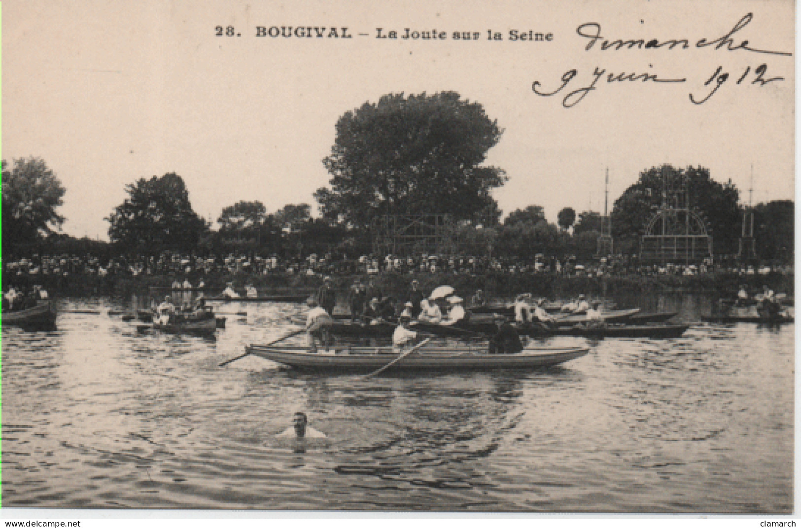 YVELINES-Bougival-La Joute Sur La Seine - 28 - Bougival