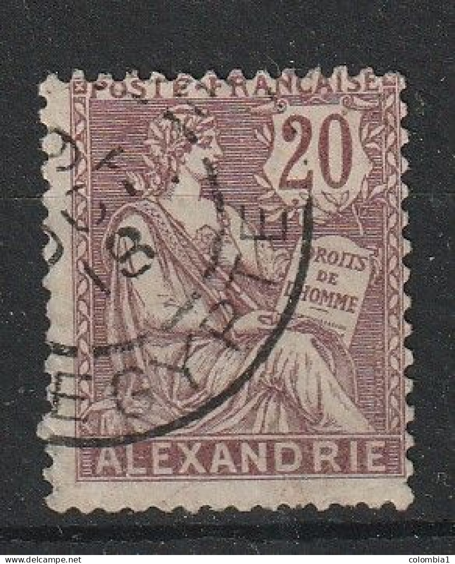 ALEXANDRIE YT 26 Oblitéré Octobre 1918 - Used Stamps