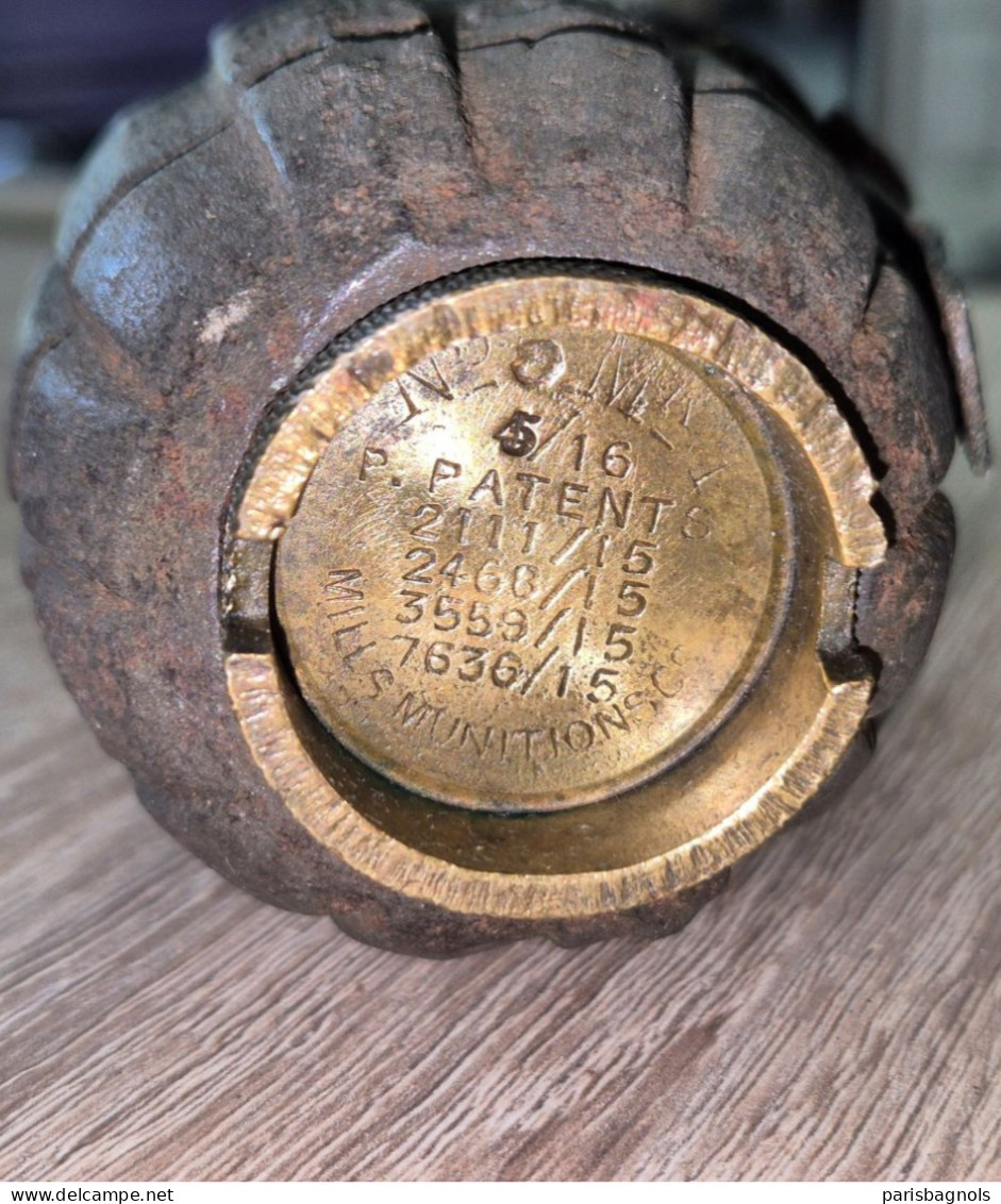 WW1 - Grenade Mills Anglaise - Guerre 14-18 - 1914-18