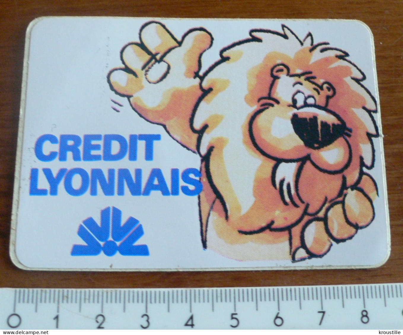 AUTOCOLLANT CREDIT LYONNAIS - LION - Stickers