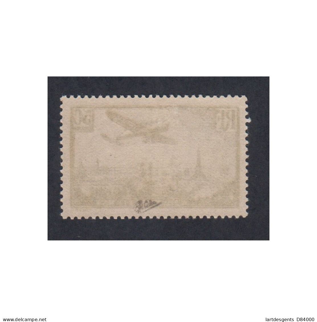 Timbre Poste Aérienne -  N°14 - 1936 - Neuf* - Cote 1100 Euros - Signé - 1927-1959 Postfris