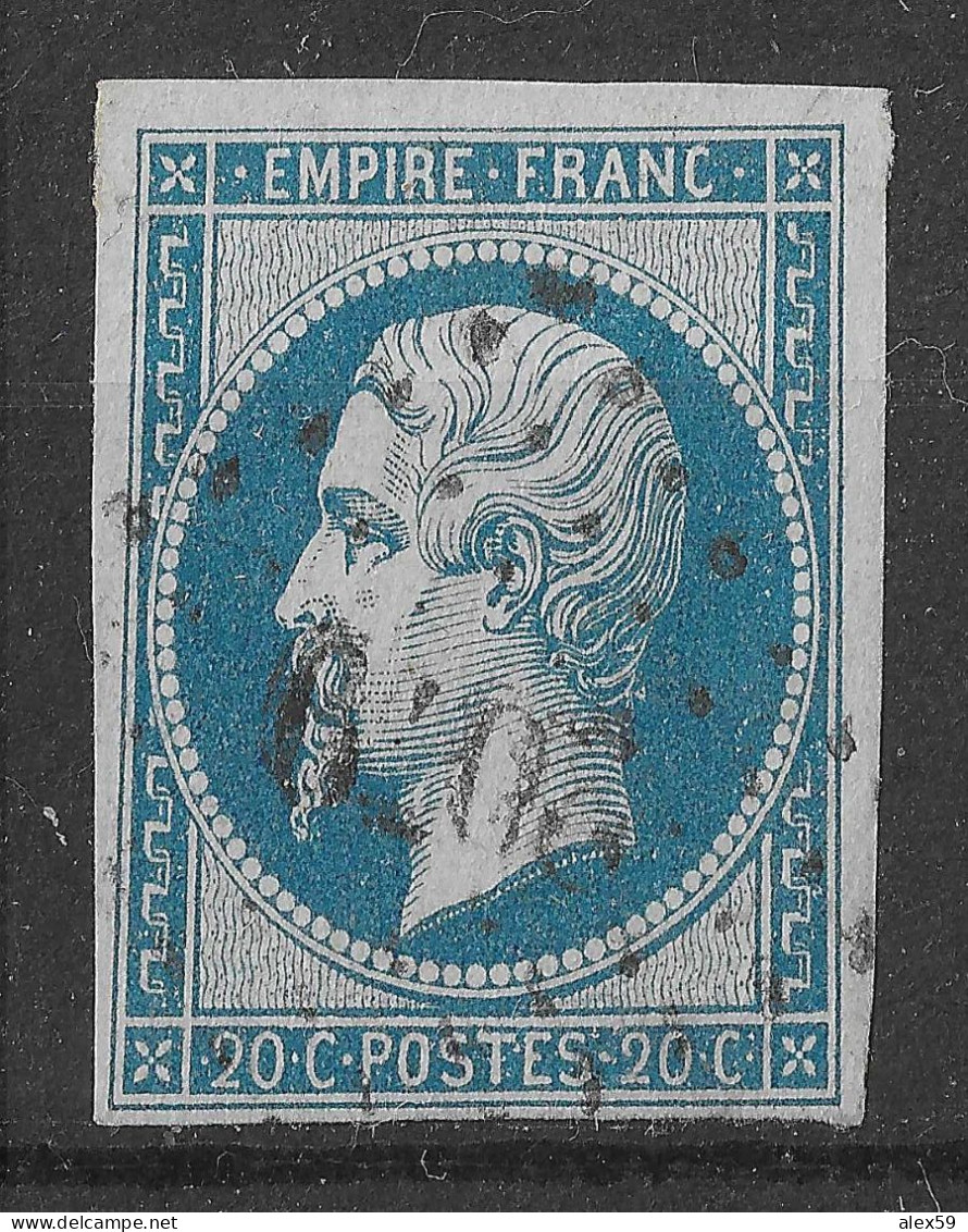 Lot N°56 N°14, Oblitéré PC 2079 MONTELIMAR (25), Indice 2 - 1853-1860 Napoléon III