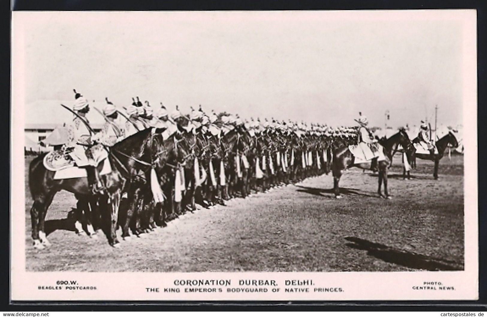 AK Delhi, Coronation Durbar, King Emperor`s Bodyguard Of Native Princes  - Inde