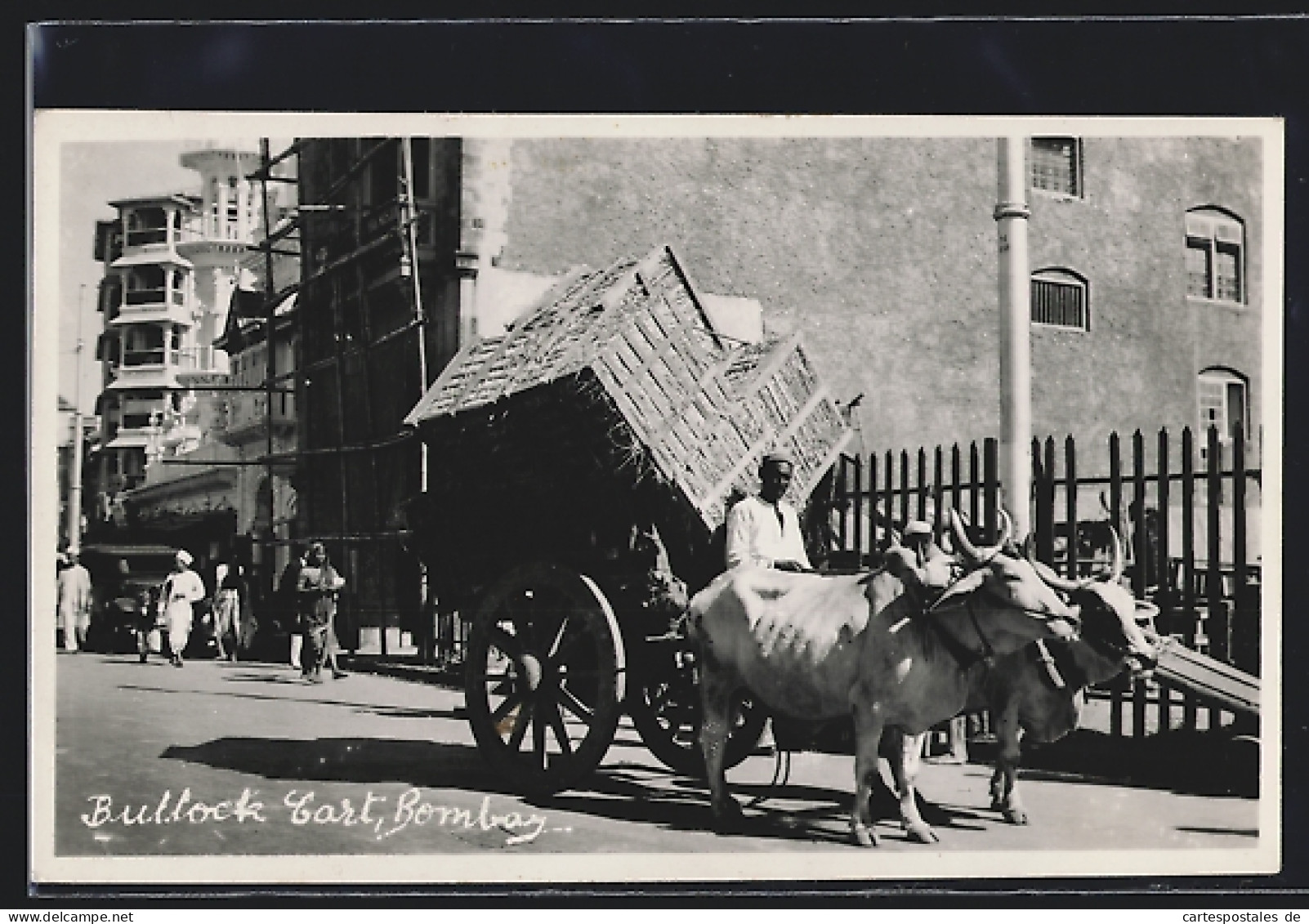 AK Bombay, Bullock Cart  - Inde
