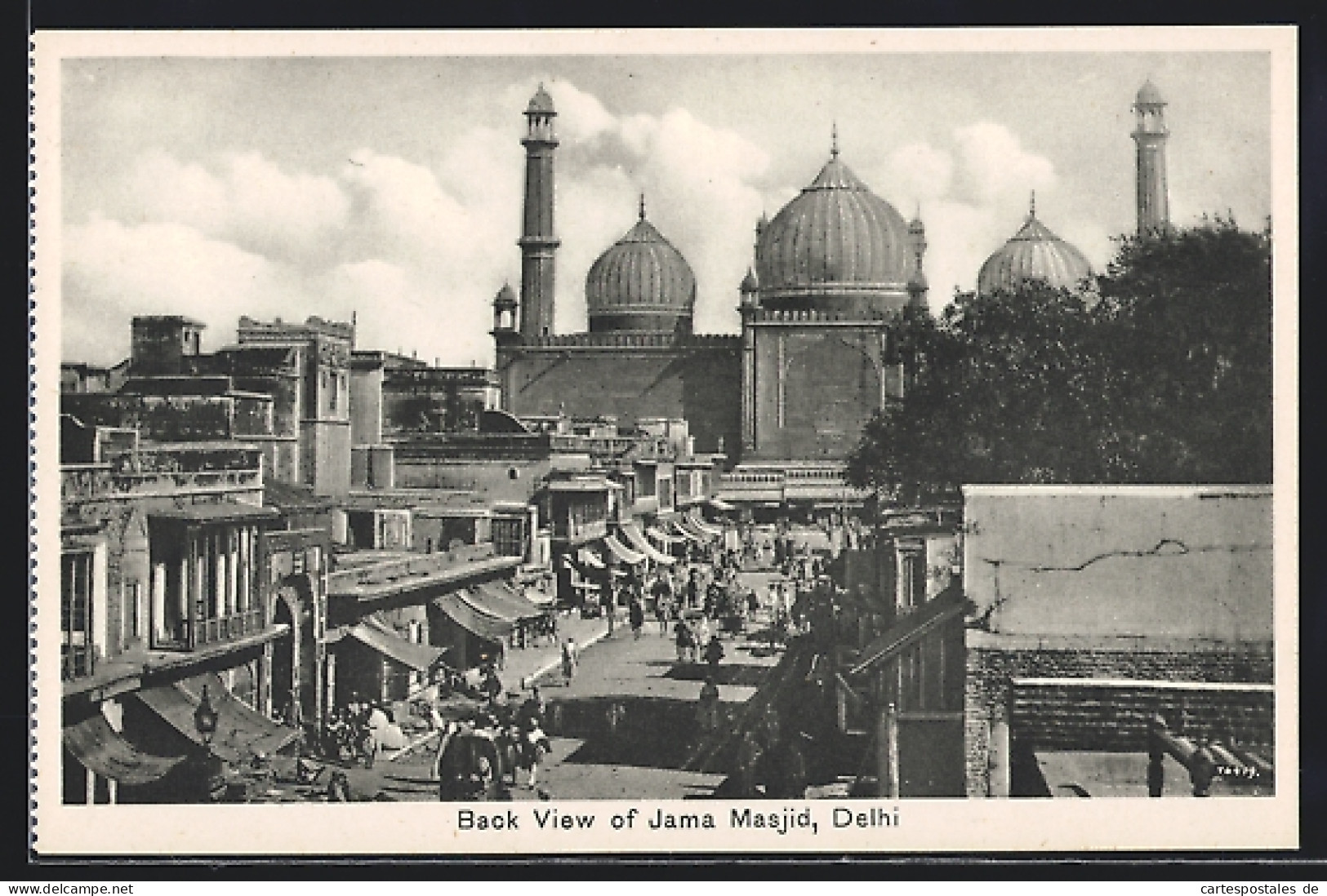 AK Delhi, Back View Of Jama Masjid  - Inde