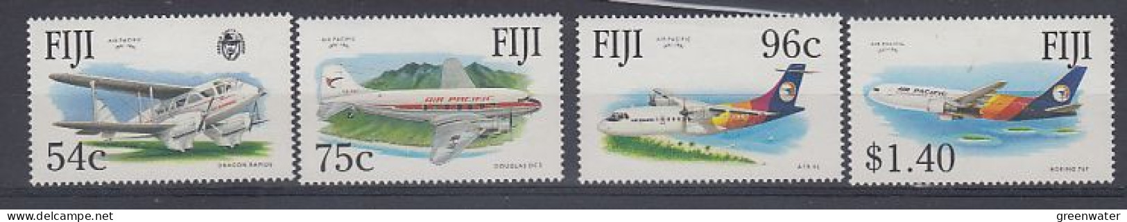 Fidji 1991 40th Ann. Air Pacific 4v  ** Mnh   (59826) - Fiji (1970-...)