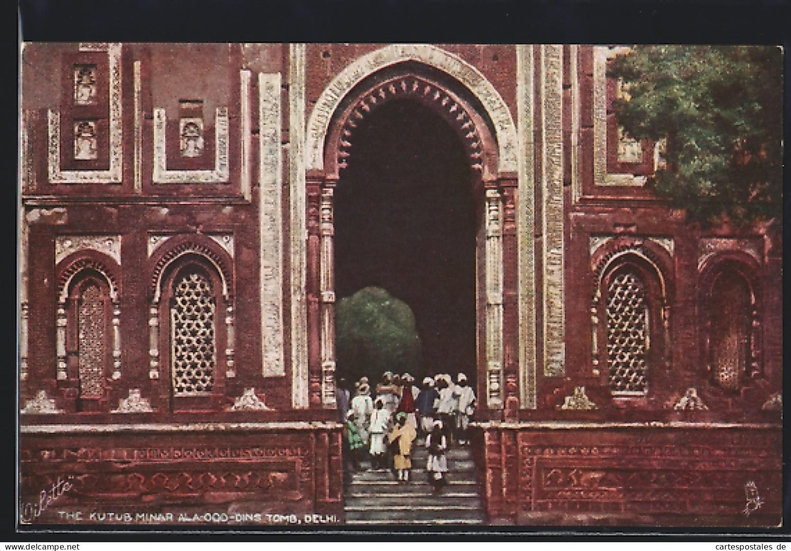AK Delhi, The Kutub Minar Ala-Ood-Dins Tomb  - Inde