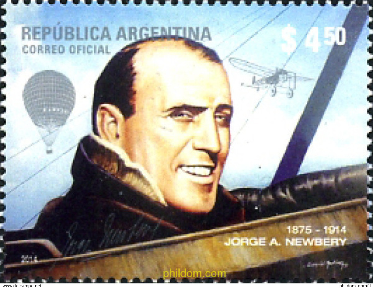 317559 MNH ARGENTINA 2014 PERSONAJE - Unused Stamps