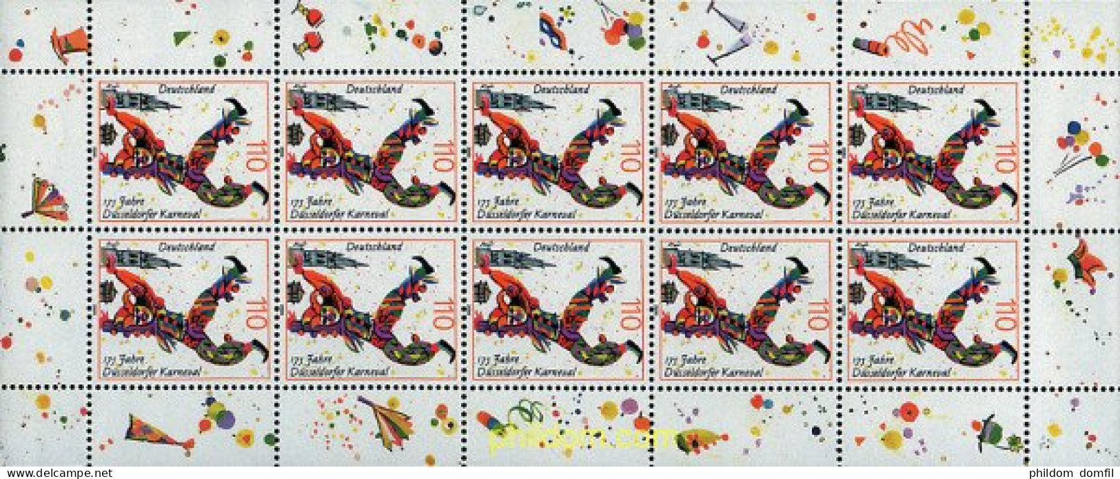 9907 MNH ALEMANIA FEDERAL 2000 175 ANIVERSARIO DEL CARNAVAL DE DUSSELDORF - Unused Stamps