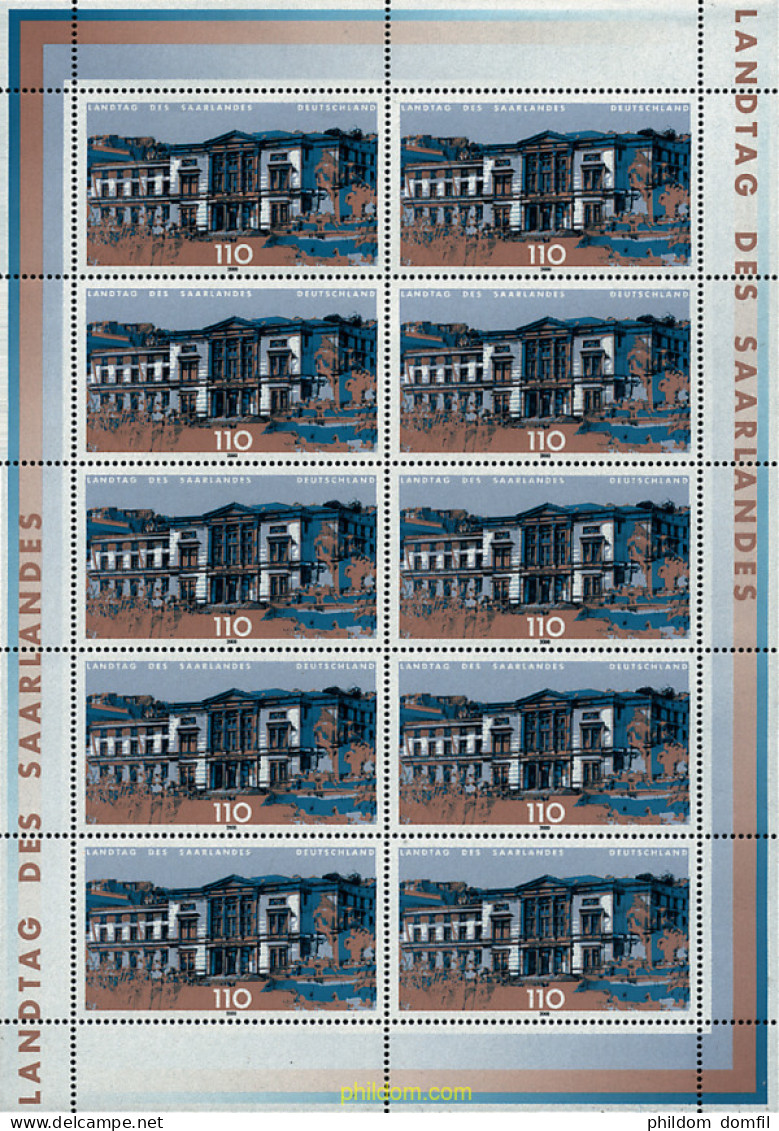 9225 MNH ALEMANIA FEDERAL 2000 EDIFICIOS DE PARLAMENTOS - Unused Stamps