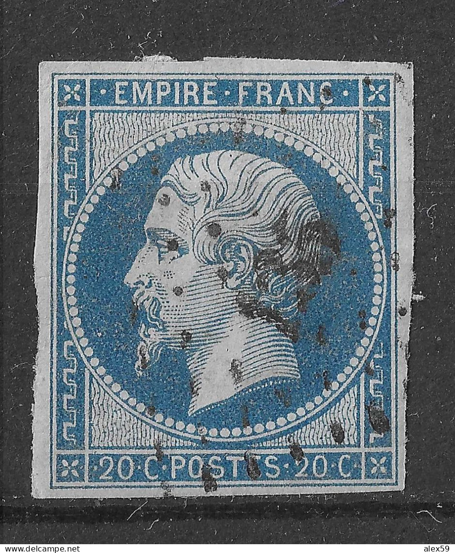 Lot N°58 N°14, Oblitéré PC 135 ARNAY-LE-DUC (20), Indice 4 - 1853-1860 Napoléon III