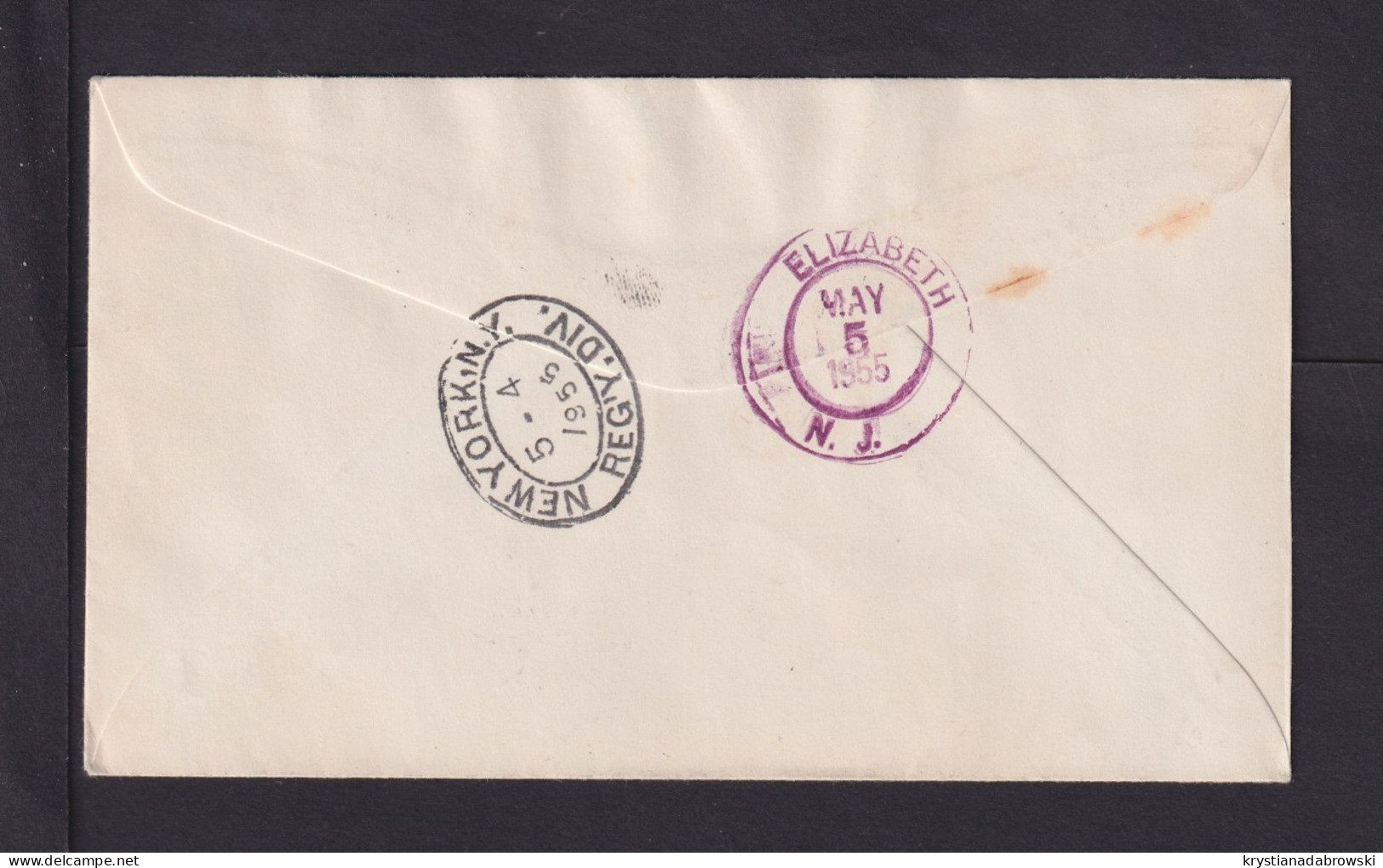 1955 - Lettre Postale De Navire Recommandé Avec étiquette R « German Ship Post..North America Service.. » - Vers Les Éta - Maritime