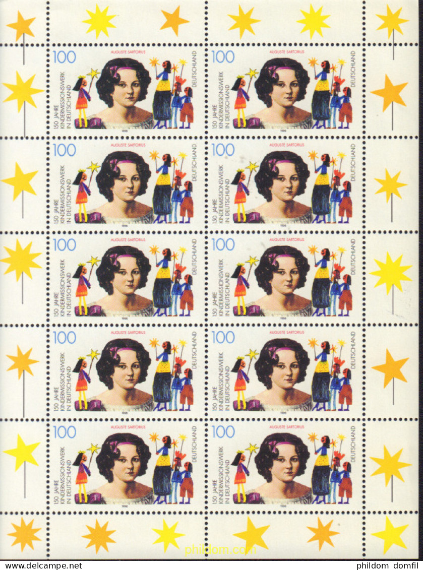 146504 MNH ALEMANIA FEDERAL 1996 150 ANIVERSARIO DE LA LABOR MISIONARIA PARA LOS NIÑOS - Unused Stamps
