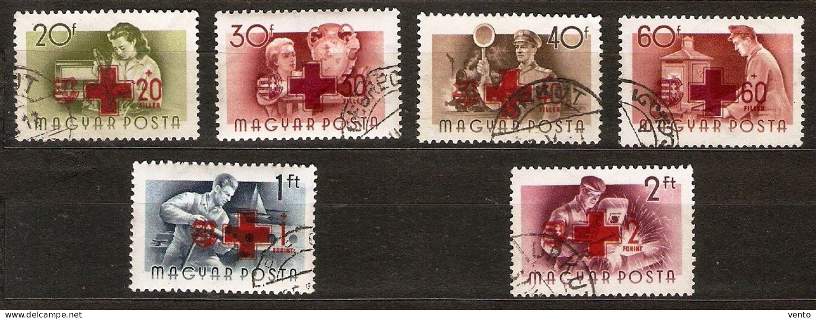 Hungary 1957 Mi 1482-7 - Oblitérés