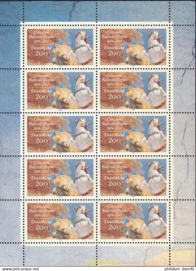 146511 MNH ALEMANIA FEDERAL 1996 300 ANIVERSARIO DEL PINTOR GIOVANNI B. TIEPOLO. - Unused Stamps