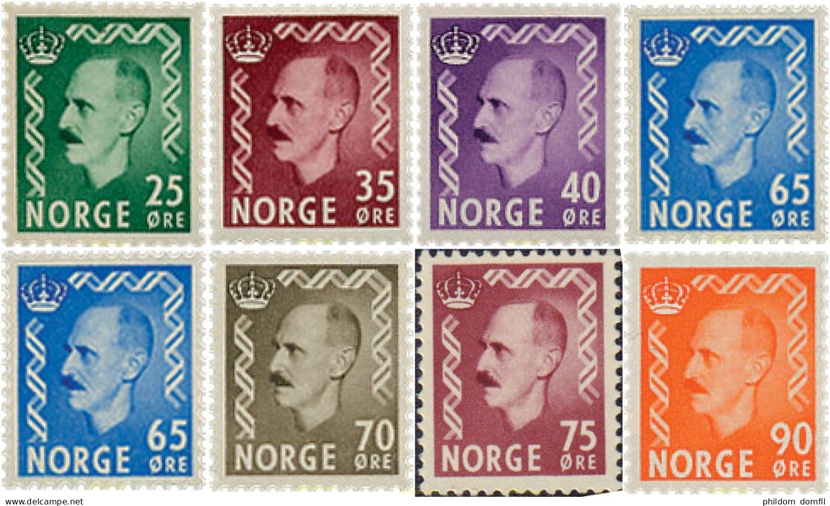 672758 HINGED NORUEGA 1955 REY HAAKON VII - Gebruikt