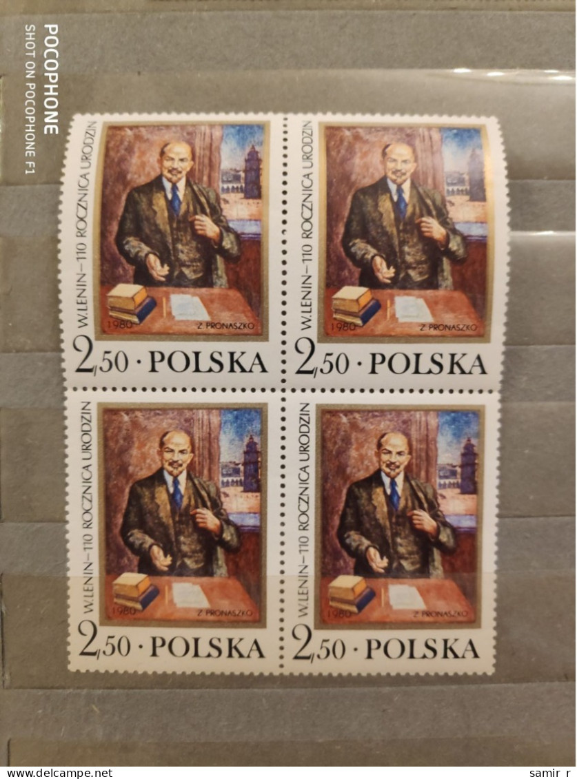 1980	Poland	Lenin 5 - Unused Stamps