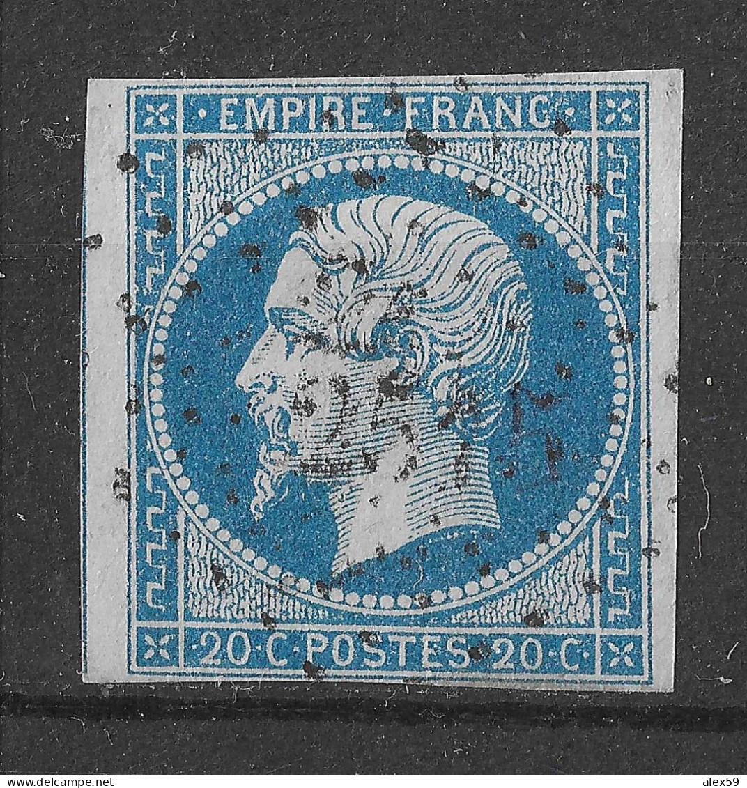 Lot N°60 N°14, Oblitéré PC 2515 PONT-REMY(76),indice 8 - 1853-1860 Napoléon III.