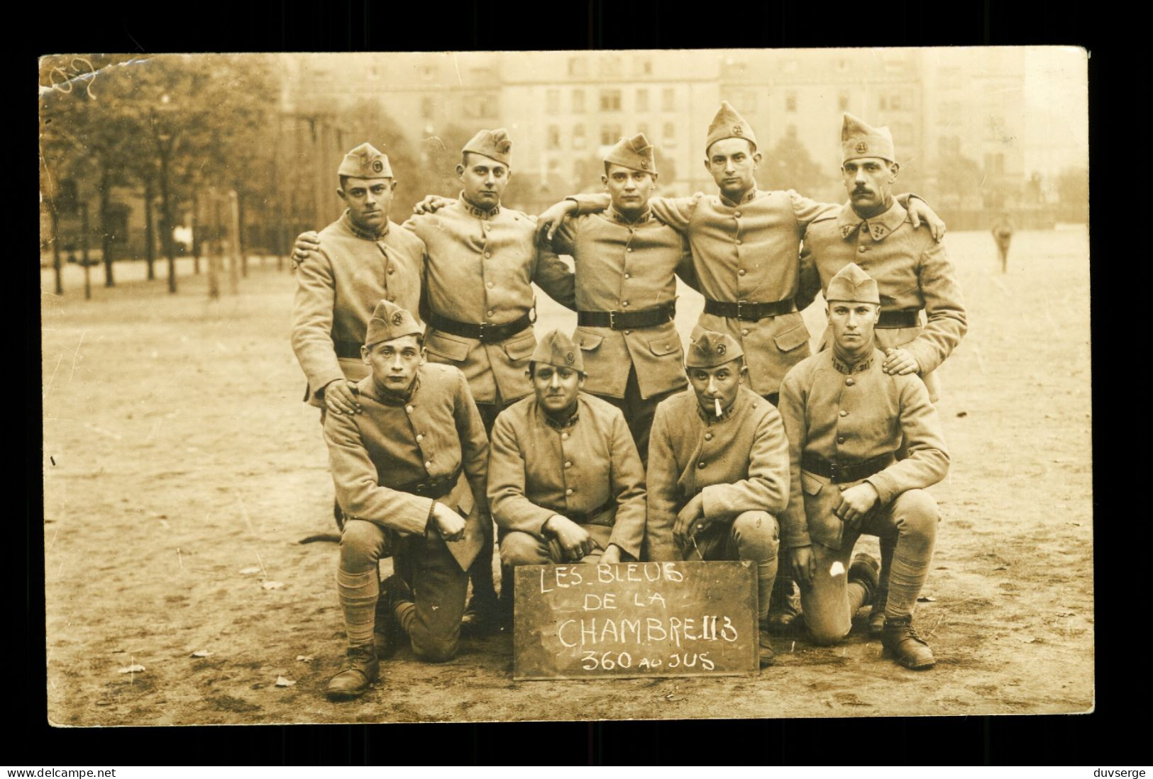 Carte Photo Militaire  Soldats Français  Du 23eme Regiment à Mayence Allemagne Novembre 1929 ( Format 9cm X 14cm ) - Régiments