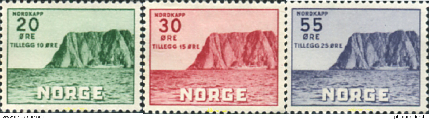 101935 MNH NORUEGA 1953 PRO ASOCIACION TURISTICA DE NORUEGA - Neufs