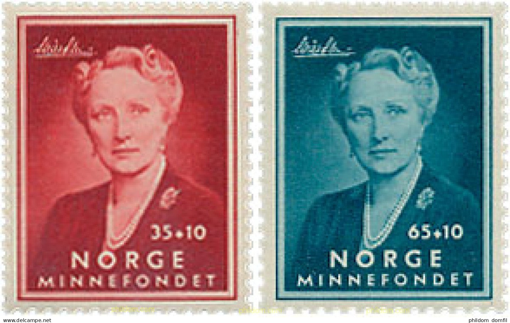 672760 HINGED NORUEGA 1956 PRO FONDO PRINCESA MARTHA - Usados