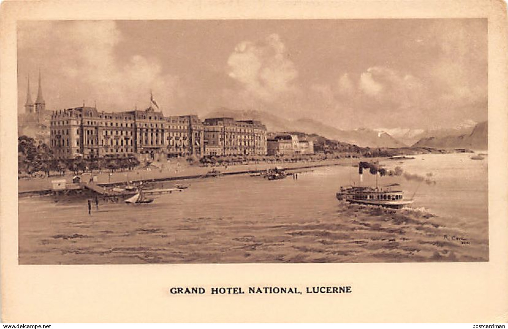 Suisse - LUCERNEGrand Hôtel National - Luzern