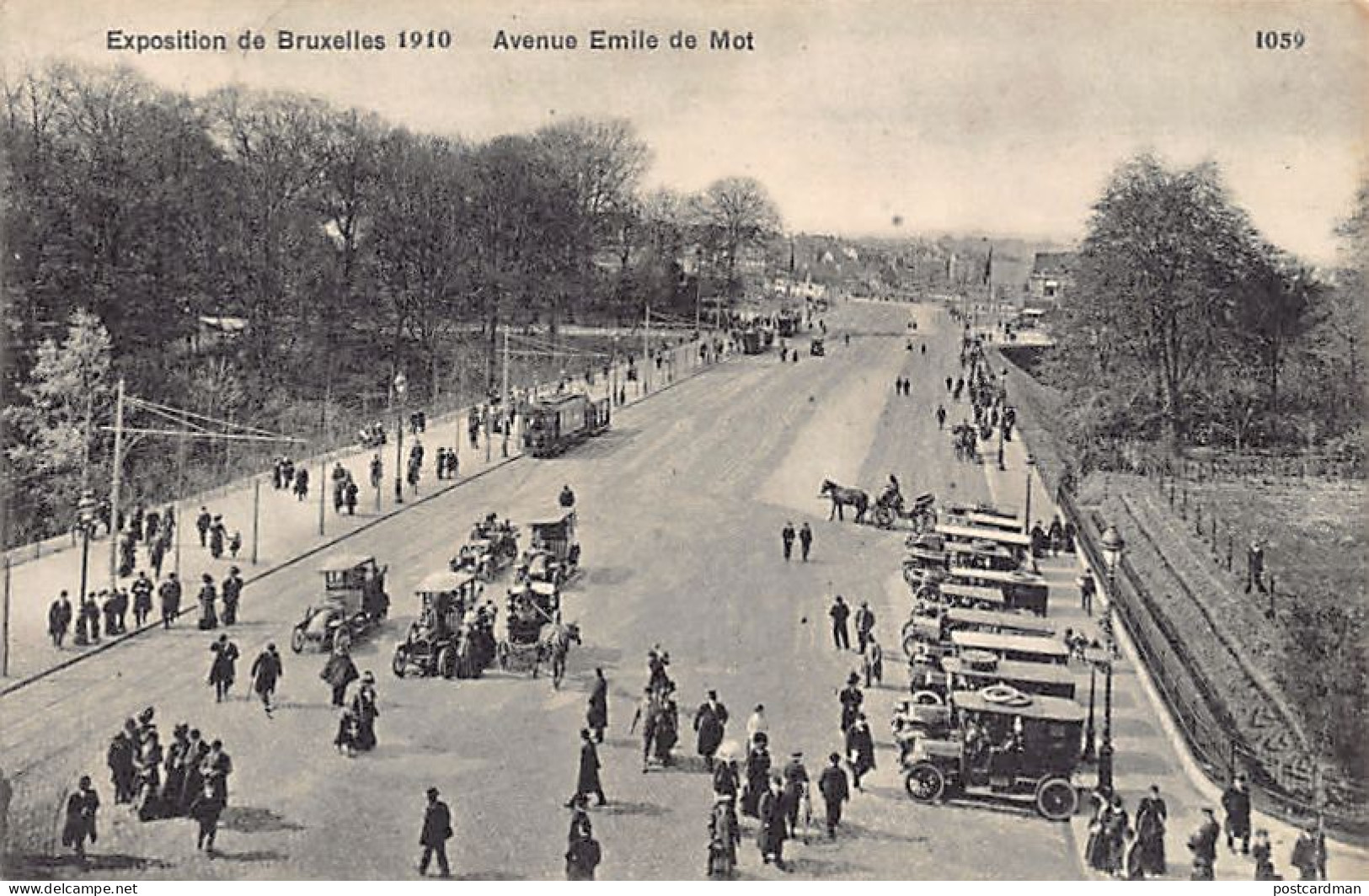 Belgique - Exposition De Bruxelles 1910 - Avenue Emile De Mot - Expositions Universelles